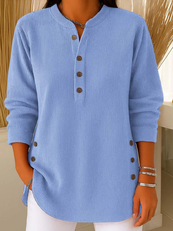 Éloïse | Tunique Henley boutonnée