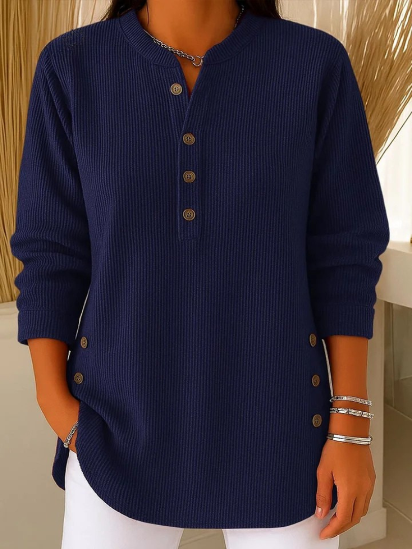 Éloïse | Tunique Henley boutonnée