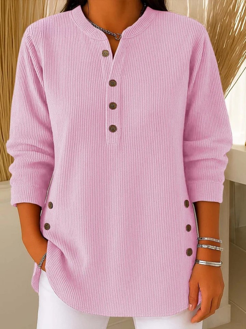 Éloïse | Tunique Henley boutonnée