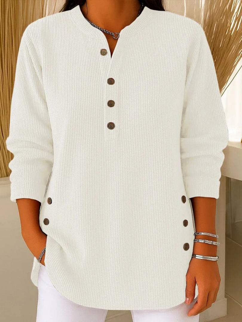Éloïse | Tunique Henley boutonnée