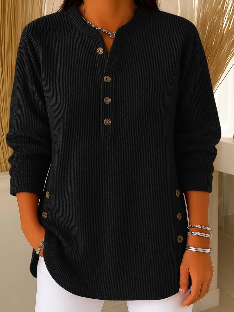 Éloïse | Tunique Henley boutonnée
