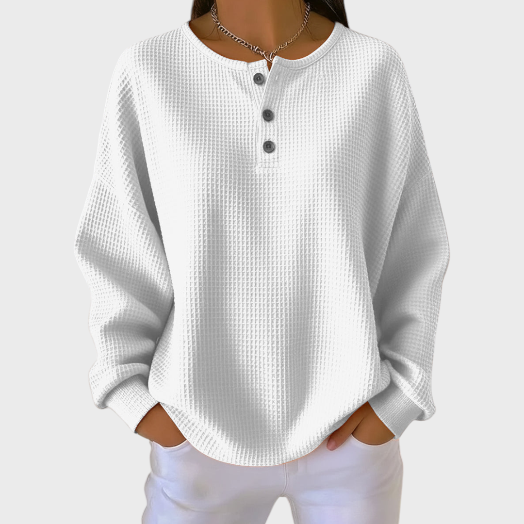 Eva | Sweat en doux tissu gaufré