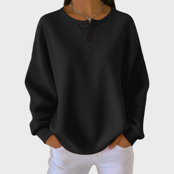 Eva | Sweat en doux tissu gaufré