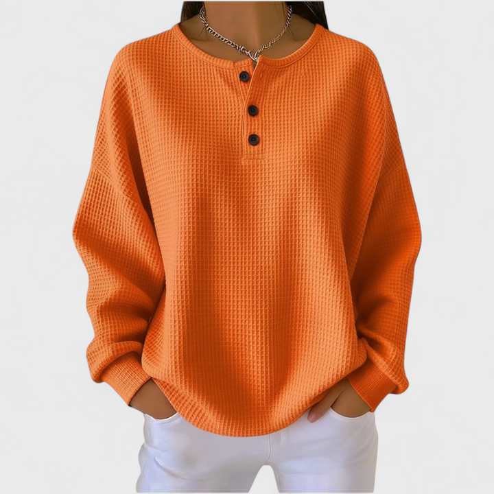 Eva | Sweat en doux tissu gaufré
