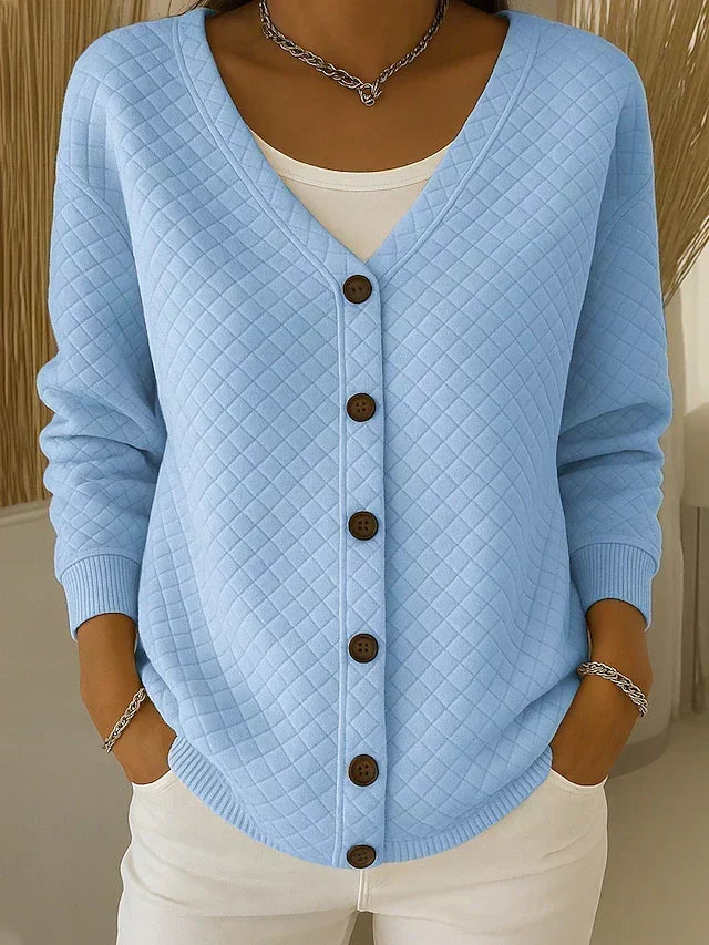 Maud | Cardigan matelassé à boutons
