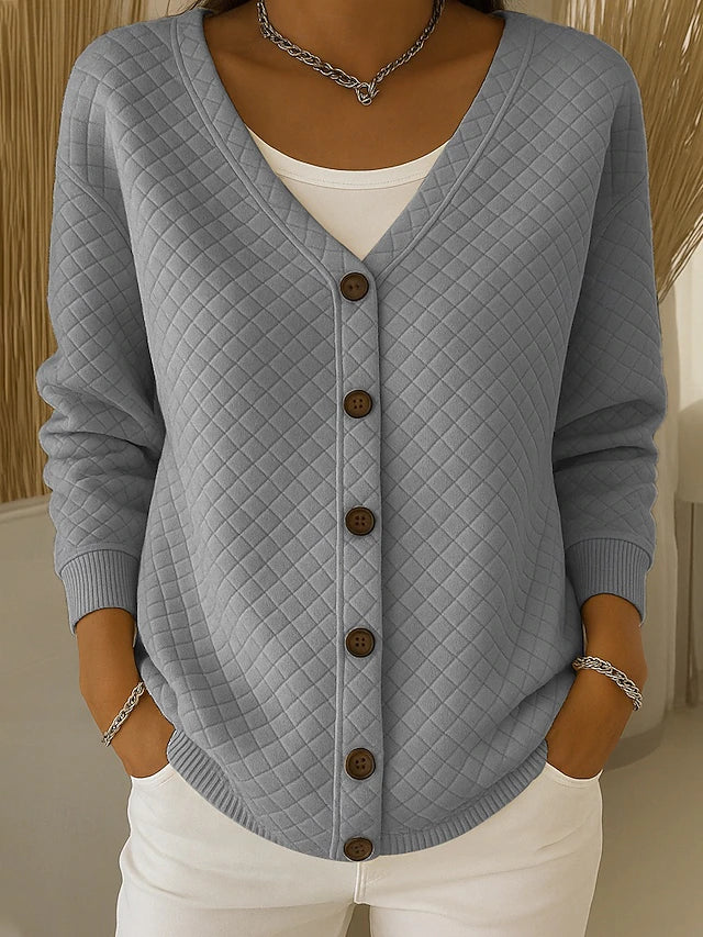 Maud | Cardigan matelassé à boutons