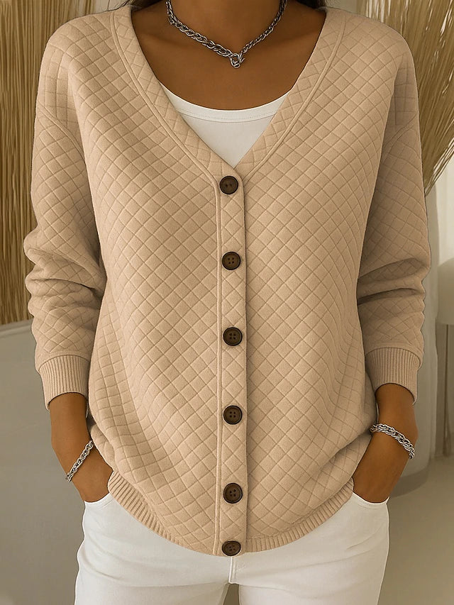 Maud | Cardigan matelassé à boutons