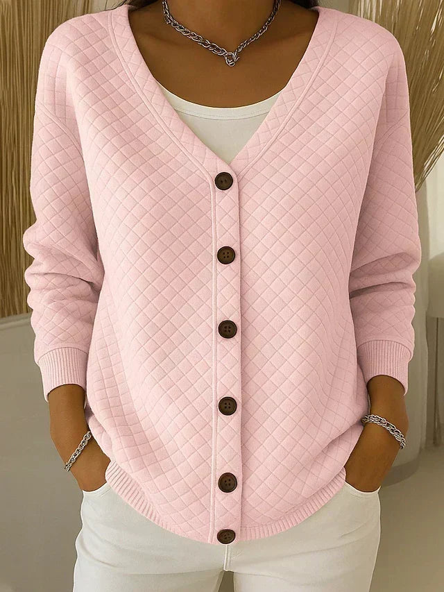 Maud | Cardigan matelassé à boutons