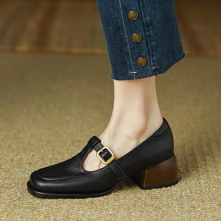 Emilia – Chaussures T-Steg au style vintage