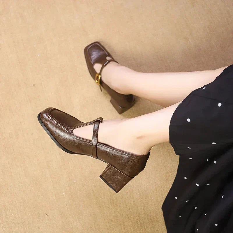 Ida – Chaussures pour femmes intemporelles à talon moyen