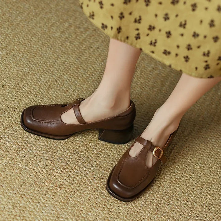 Emilia – Chaussures T-Steg au style vintage