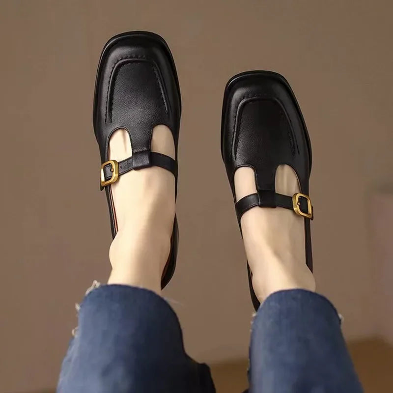 Emilia – Chaussures T-Steg au style vintage