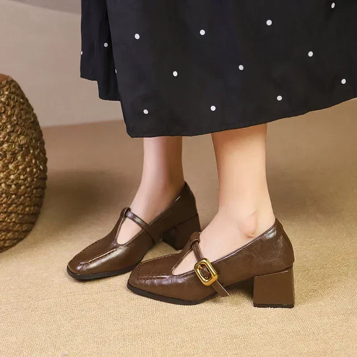 Ida – Chaussures pour femmes intemporelles à talon moyen