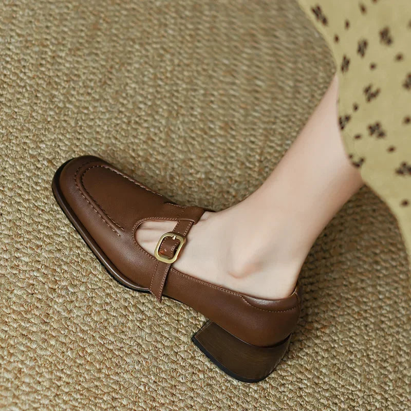 Emilia – Chaussures T-Steg au style vintage