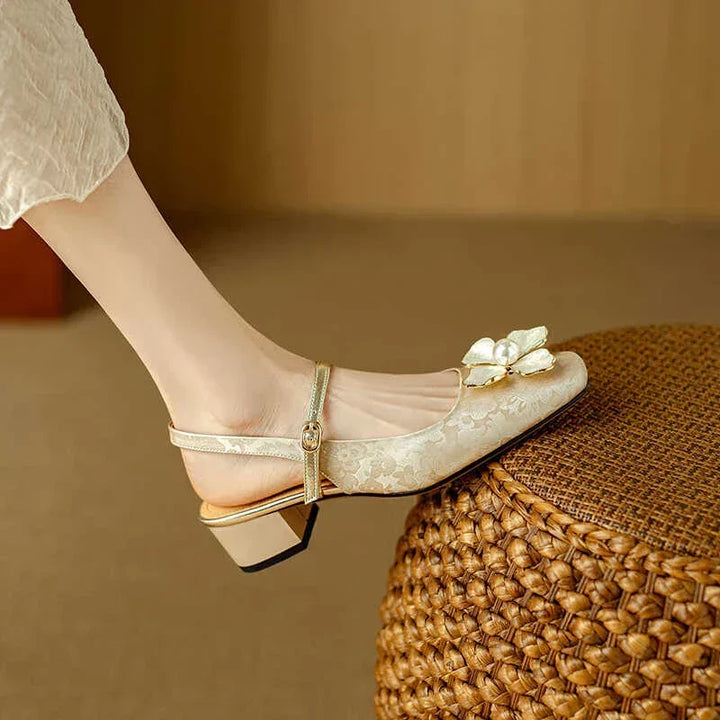 Mathilde – Chaussures élégantes pour femmes avec détail floral