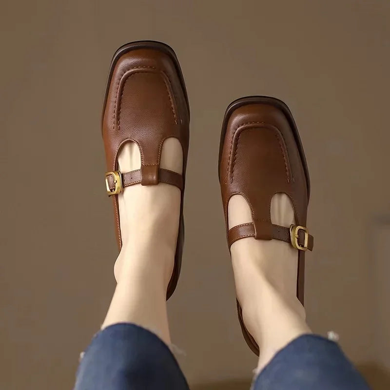 Emilia – Chaussures T-Steg au style vintage