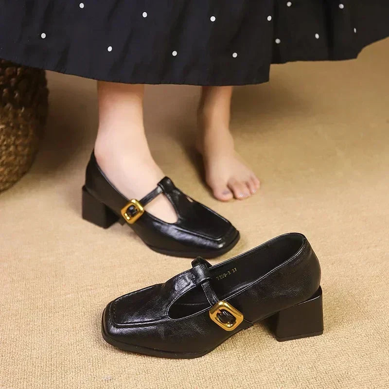 Ida – Chaussures pour femmes intemporelles à talon moyen