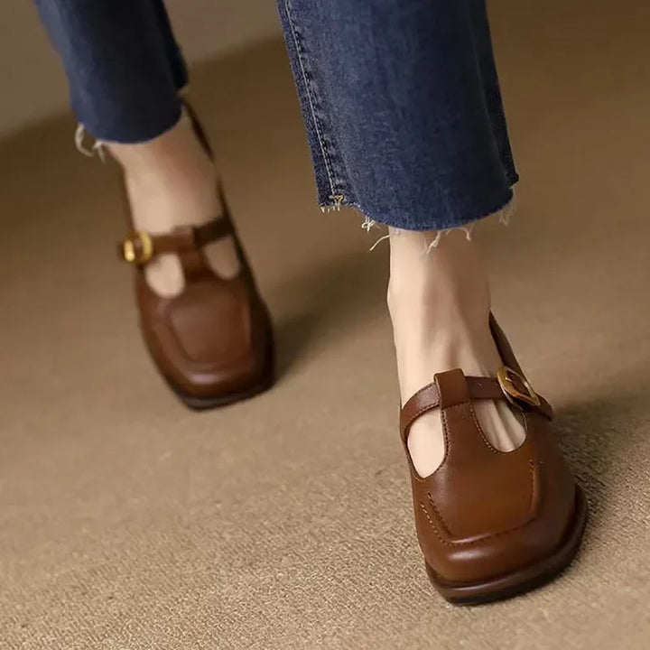 Emilia – Chaussures T-Steg au style vintage