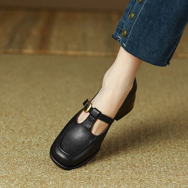 Emilia – Chaussures T-Steg au style vintage