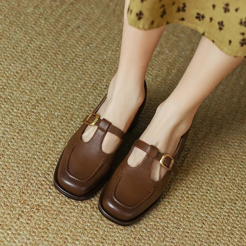 Emilia – Chaussures T-Steg au style vintage