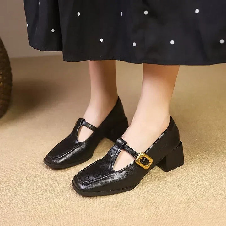 Ida – Chaussures pour femmes intemporelles à talon moyen