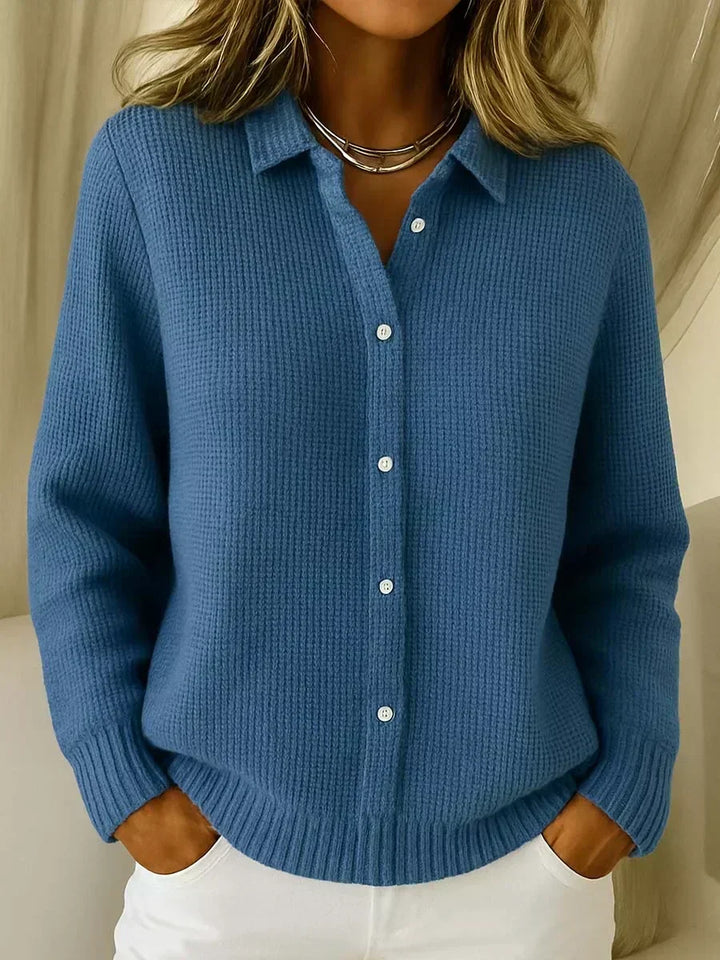 Solène | Cardigan texturé à boutons