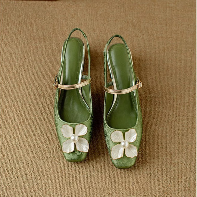 Mathilde – Chaussures élégantes pour femmes avec détail floral