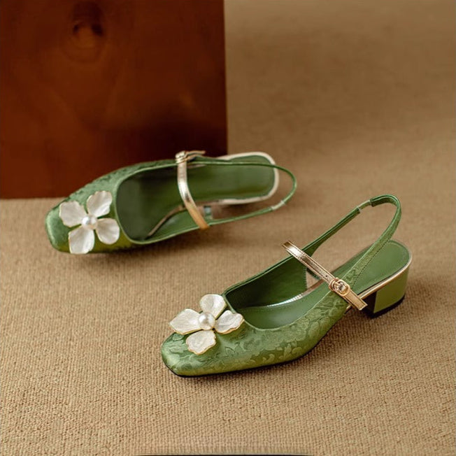 Mathilde – Chaussures élégantes pour femmes avec détail floral