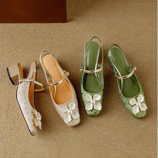 Mathilde – Chaussures élégantes pour femmes avec détail floral