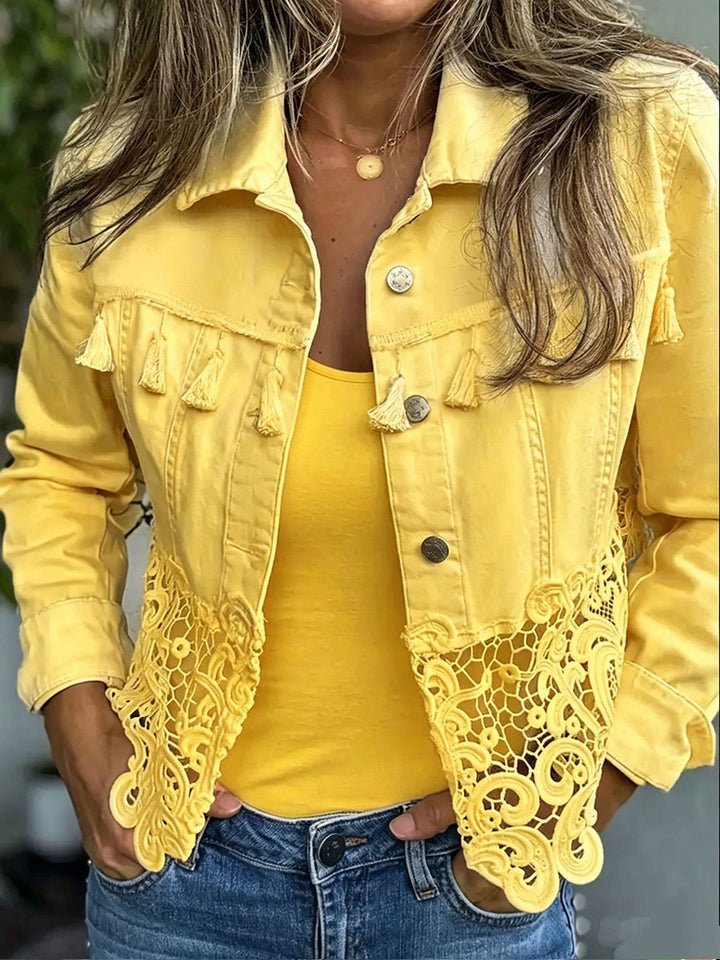 Brooklyn | Veste à Franges et Dentelle