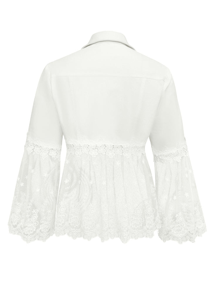Aurélie | Veste à Panneaux en Dentelle